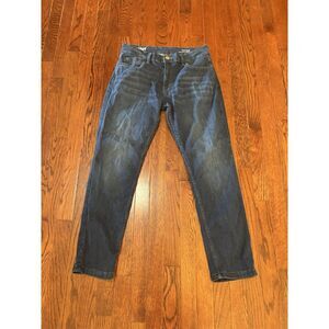 Mugsy Jeans Mens Size 34x30 Dark Wash Fultons Stretch Denim